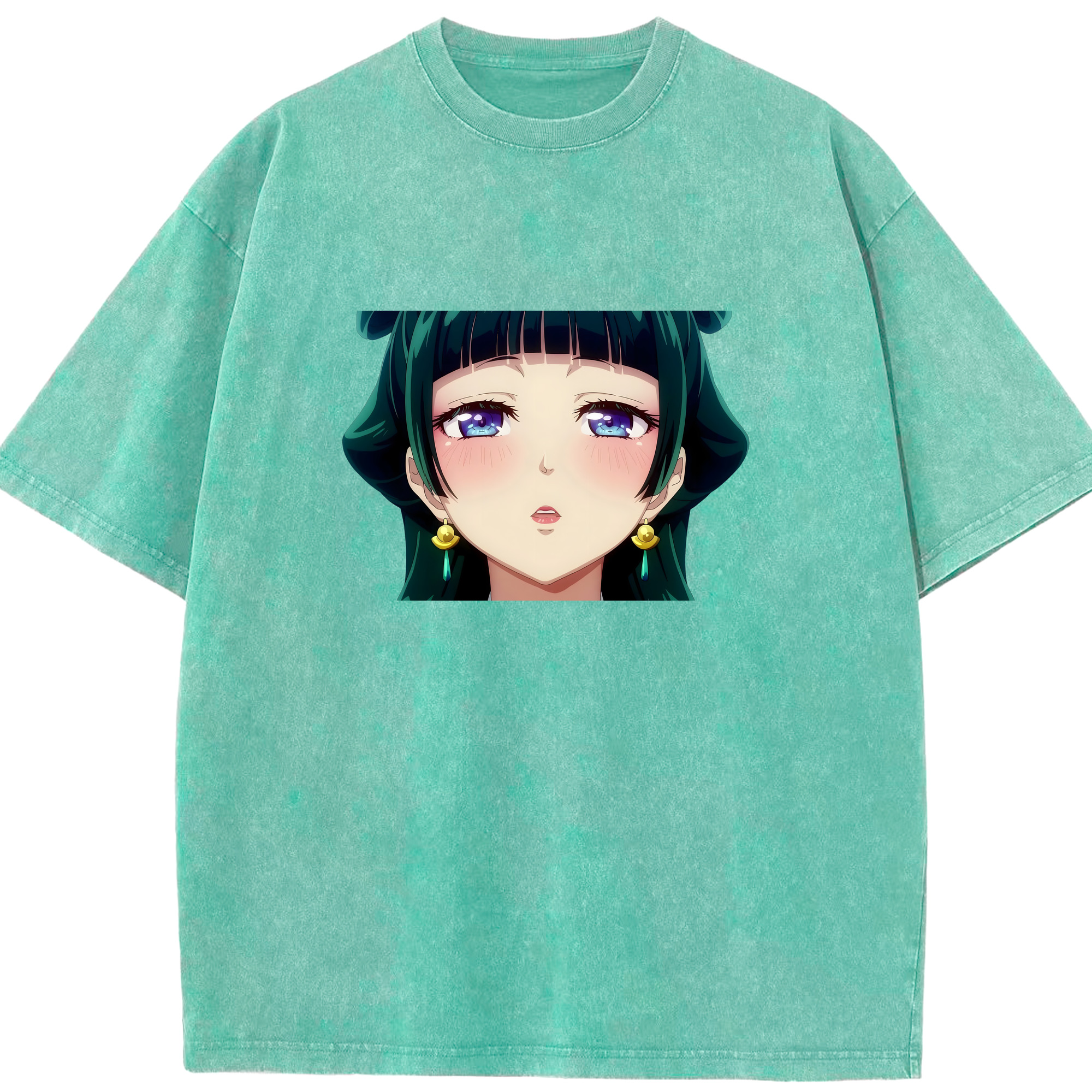 （画像用） 薬屋のひとりごと The Apothecary Diaries 綿100% ヴィンテージ風 半袖Tシャツ（フロントプリント）